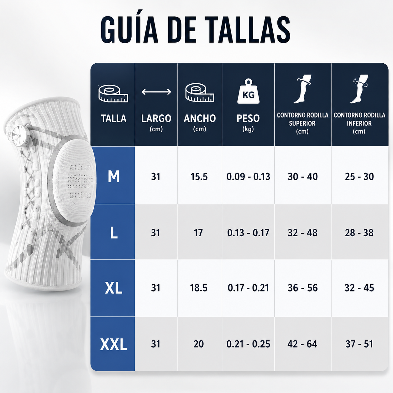 VitaFlex™ Rodillera de Soporte y Alivio