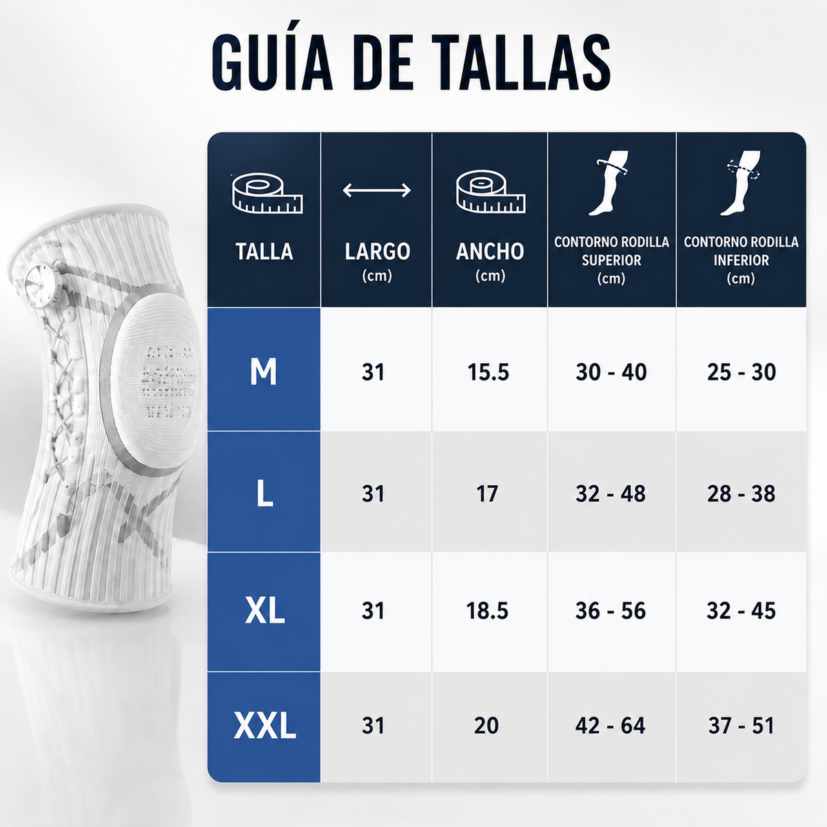 VitaFlex™ Rodillera de Soporte y Alivio